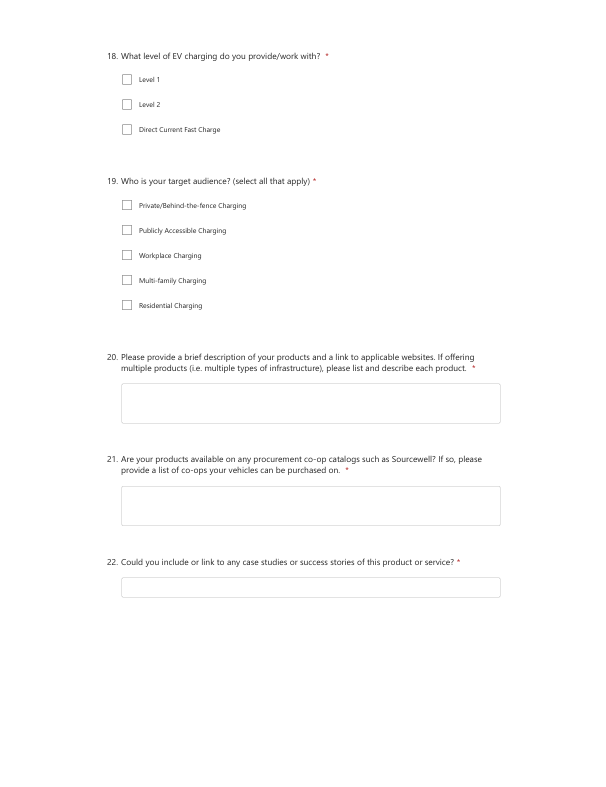 Alternative Fuels Vehicle & Technologies Vendor Inventory Form - Page 7/12