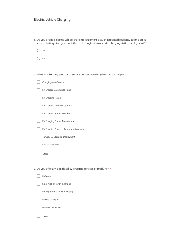Alternative Fuels Vehicle & Technologies Vendor Inventory Form - Page 6/12