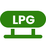 Decorative LPG tank