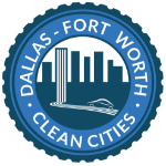Decorative  Dallas Fort Wrth Clean Cities Official Logo